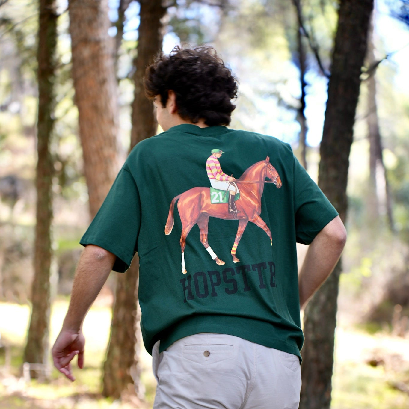 Camiseta Verde Oscura